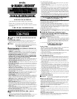 Предварительный просмотр 4 страницы Black & Decker PS3200 Instruction Manual