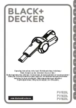 Предварительный просмотр 1 страницы Black & Decker PV1020L Operating Instructions Manual