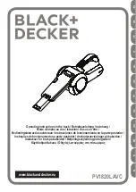 Preview for 1 page of Black & Decker PV1820LAVC Operating Instructions Manual