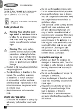 Preview for 2 page of Black & Decker PV1820LAVC Operating Instructions Manual