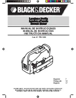 Black & Decker PW1350 Instruction Manual preview