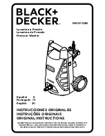 Black & Decker PW1370DW Original Instructions Manual предпросмотр