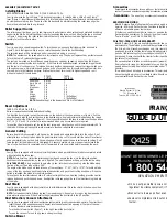 Предварительный просмотр 2 страницы Black & Decker Q425 Instruction Manual