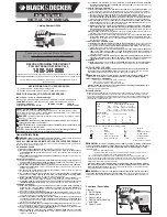 Black & Decker QS900 Instruction Manual preview