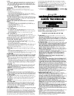 Preview for 2 page of Black & Decker Quantum Pro 633526-00 Instruction Manual