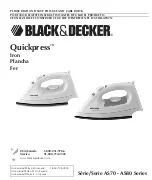 Black & Decker Quickpress AS70 Series User Manual preview