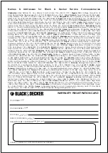 Preview for 20 page of Black & Decker RC1000 User Manual