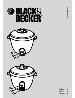 Black & Decker RC1005 User Manual предпросмотр