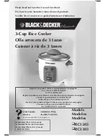 Black & Decker RC3203 Use And Care Book Manual предпросмотр