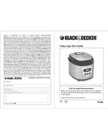Black & Decker RC85 User Manual preview
