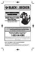 Preview for 1 page of Black & Decker RP250 Instruction Manual