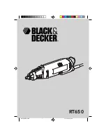 Предварительный просмотр 1 страницы Black & Decker RT 650 Manual