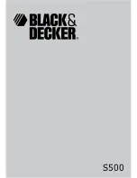 Preview for 1 page of Black & Decker S500 User Manual