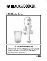 Black & Decker SB22 Instruction Manual preview