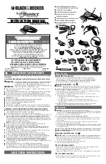 Preview for 1 page of Black & Decker Scam Buster S500FA Instruction Manual