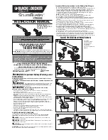 Preview for 1 page of Black & Decker ScumBuster xtreme Instruction Manual