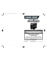 Preview for 1 page of Black & Decker SIMPLE START BB7B Instruction Manual