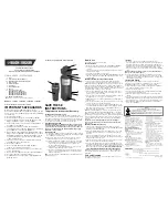 Black & Decker Single-Serve Coffeemaker Use And Care Book preview