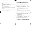 Preview for 7 page of Black & Decker SKG110 Use And Care Book Manual