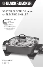 Black & Decker SKG111 Use And Care Book Manual preview