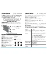 Preview for 2 page of Black & Decker SKU #CC500 Instructions