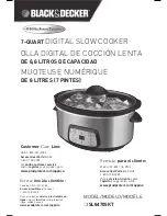 Preview for 1 page of Black & Decker SL6470SKT Manual