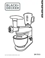 Preview for 1 page of Black & Decker SM700 Manual