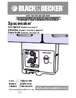 Black & Decker Spacemaker EC70 Use And Care Book Manual preview