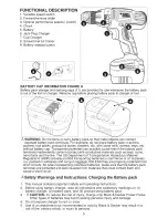 Preview for 5 page of Black & Decker SS12 Instruction Manual