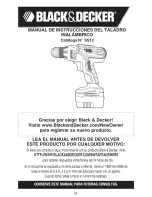 Preview for 24 page of Black & Decker SS12 Instruction Manual