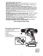 Preview for 5 page of Black & Decker SSL16 Instruction Manual