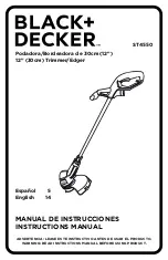 Black & Decker ST4550 Instruction Manual preview