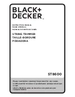 Black & Decker ST8600 Instruction Manual preview