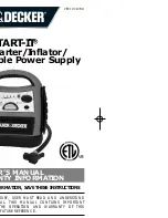 Preview for 1 page of Black & Decker START-IT User'S Manual & Warranty Information