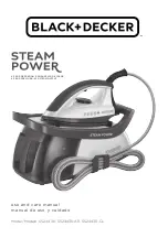 Black & Decker Steam Power SS24430 Use And Care Manual preview