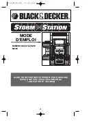 Preview for 12 page of Black & Decker Storm Station SS925 Instruction Manual