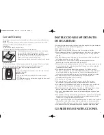 Preview for 4 page of Black & Decker T1700S Use And Care Book Manual