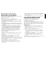 Preview for 2 page of Black & Decker T2569BC Manual