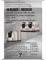 Preview for 1 page of Black & Decker T2707S Use And Care Book Manual