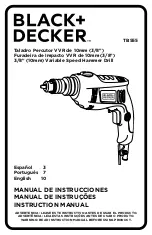 Black & Decker TB555 Instruction Manual preview