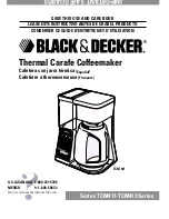 Black & Decker TCM411 Series Use And Care Book Manual preview