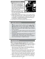 Preview for 9 page of Black & Decker The Classic F63D Series Use And Care Book Manual