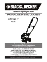 Preview for 24 page of Black & Decker TL10 Instruction Manual