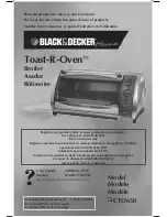 Black & Decker Toast-R-Oven CTO650 Use And Care Book Manual preview