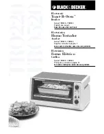 Preview for 1 page of Black & Decker Toast-R-Oven TRO220 Series Use And Care Book Manual