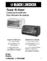 Предварительный просмотр 1 страницы Black & Decker Toast-R-Oven TRO420C User Manual