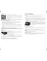 Preview for 4 page of Black & Decker Toast-R-Oven TRO651 Use And Care Book Manual