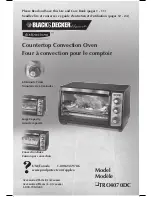 Black & Decker TRO4070DC Use And Care Book Manual preview