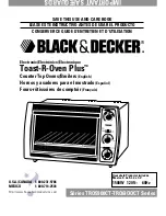 Предварительный просмотр 1 страницы Black & Decker TRO5900CT Use And Care Book Manual