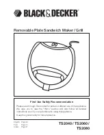 Black & Decker TS2040 Instruction Manual preview